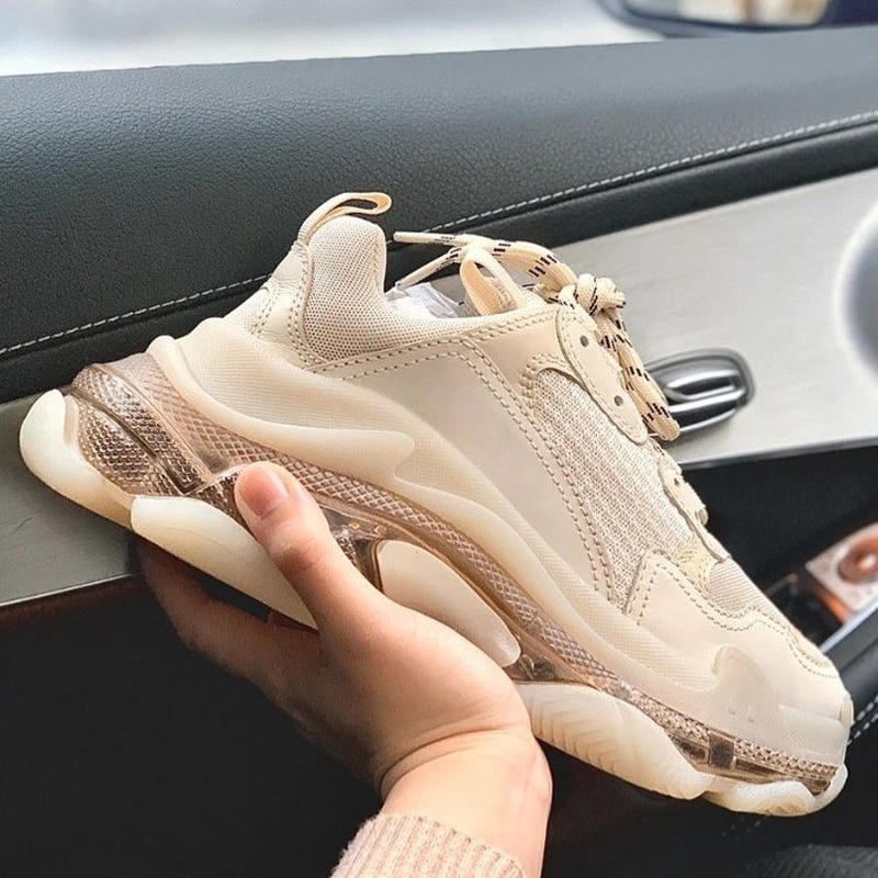 Women-s-Chunky-Dad-Sneakers-In-Tan-White-Hypebeast-Trendy-Streetwear-Designer-Luxury-Shoes-for-Women